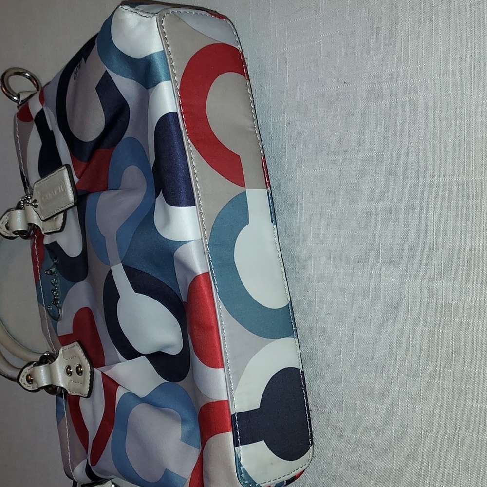 Coach Ashley Op Art Mini Tote Satchel Bag - Picture 6 of 12